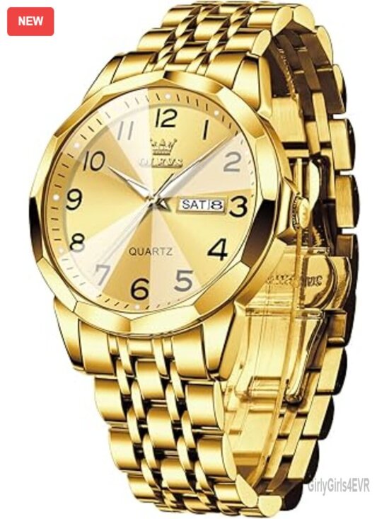 Large Face Unisex Diamond Luxury Dress Quartz Watch Waterproof Luminous Date